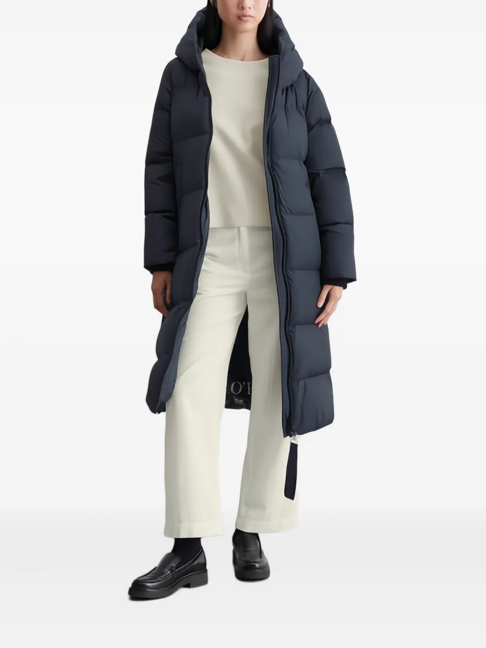 Marc O'Polo Donsjas met capuchon Blauw