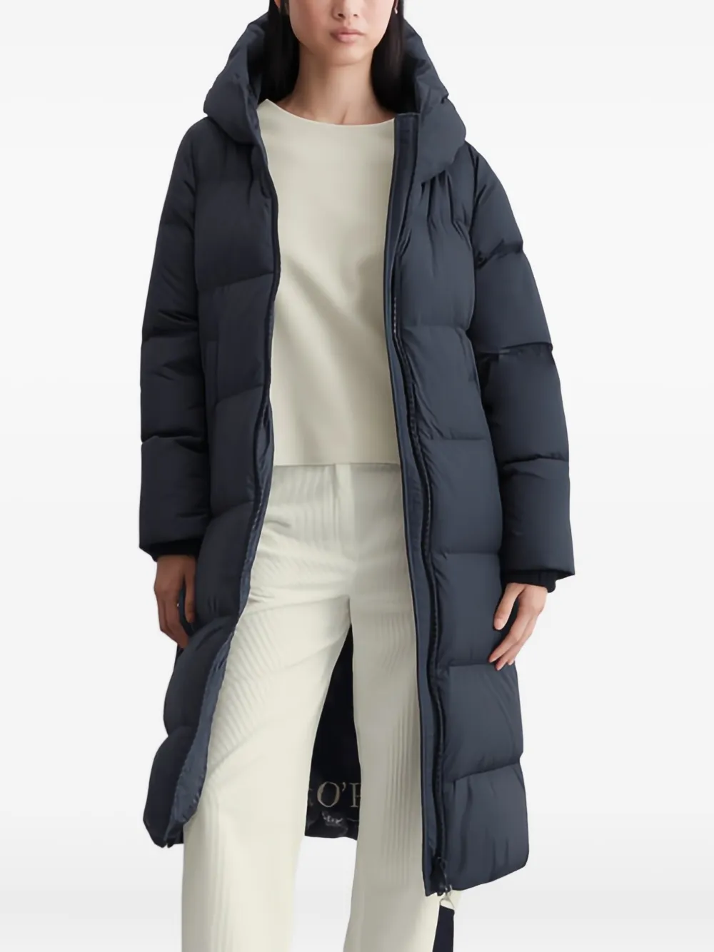 Marc O'Polo Donsjas met capuchon Blauw
