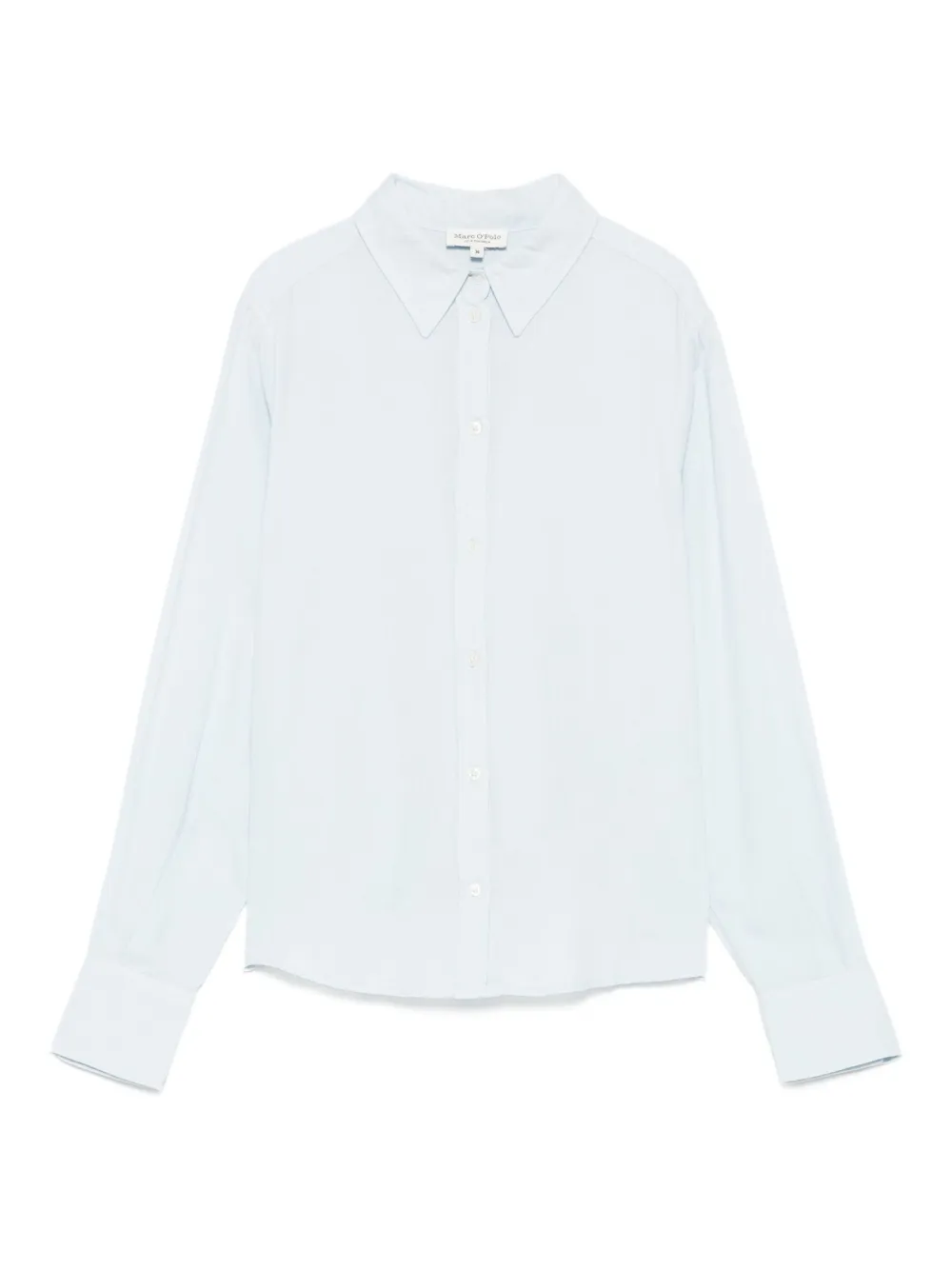 Marc O'Polo long-sleeve button-up shirt Blauw