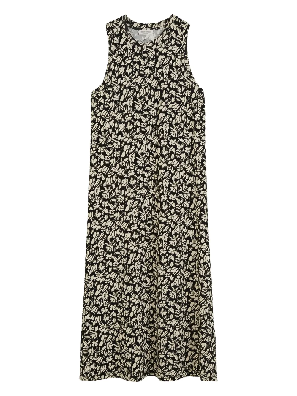 Marc O'Polo floral-print sleeveless midi dress | Black | Image 1
