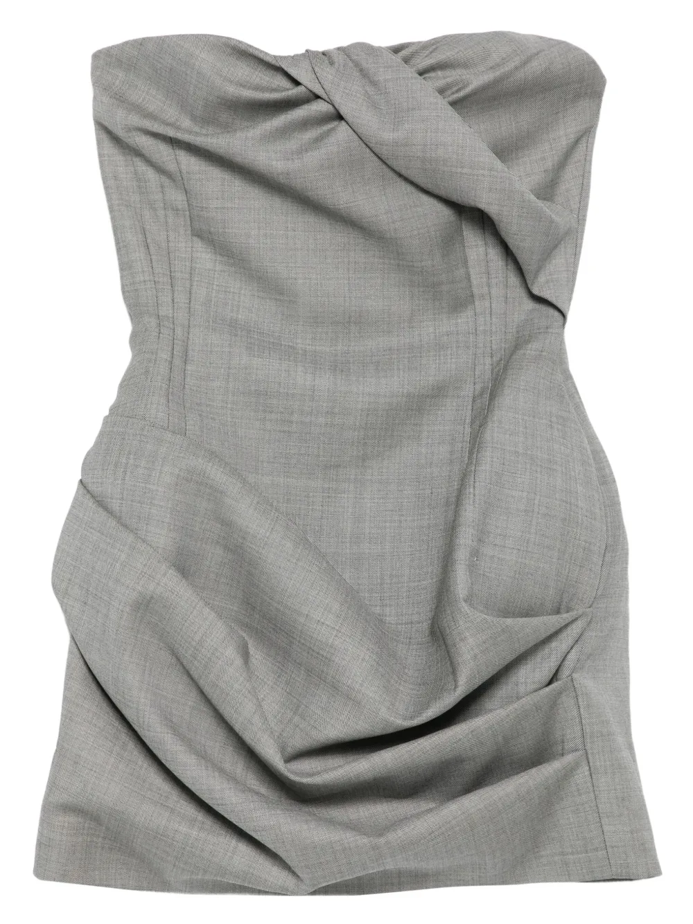 Magda Butrym twisted draped dress | Grey | Image 1