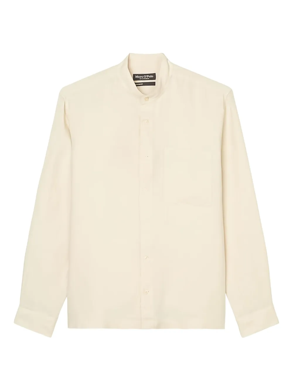 Marc O'Polo band-collar button-up shirt | Neutrals | Image 1