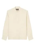 Marc O'Polo band-collar button-up shirt - Neutrals