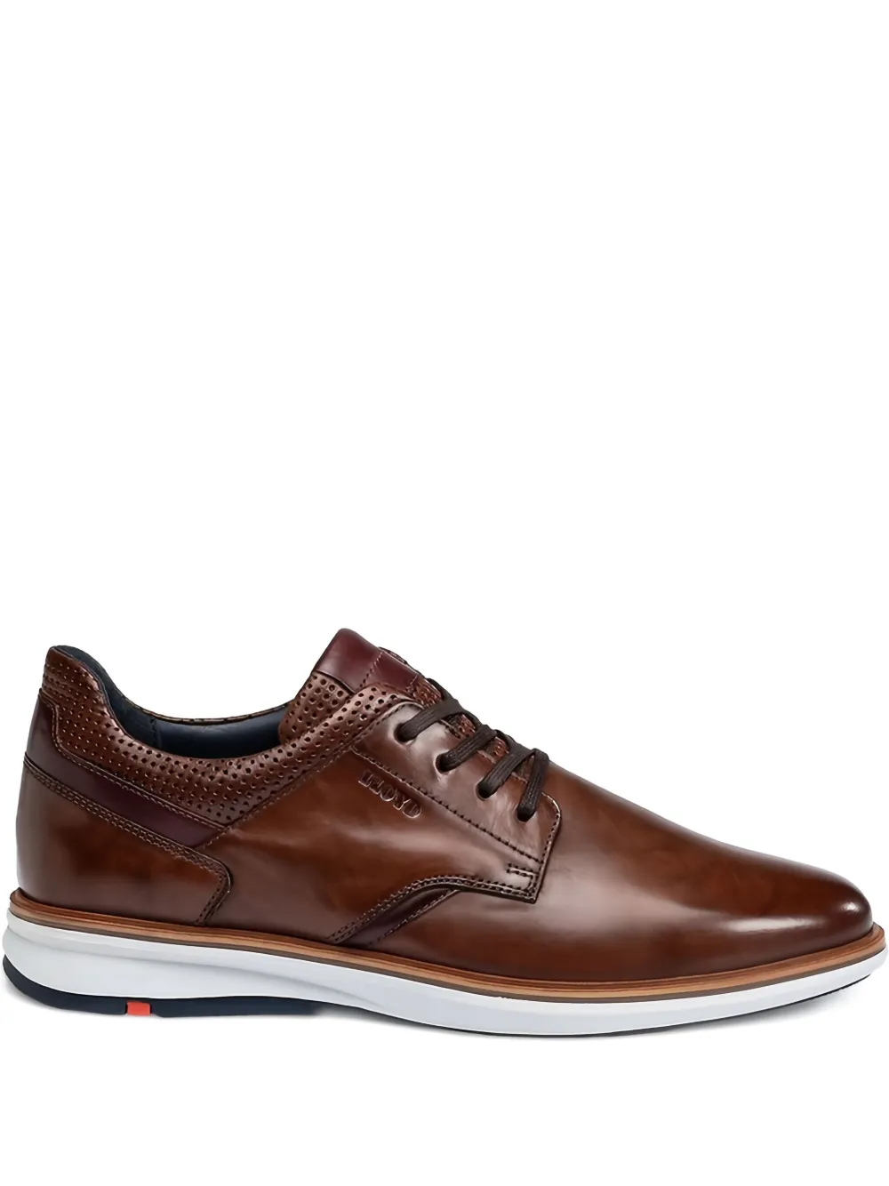 Lloyd Kayor perforated leather sneakers Brown