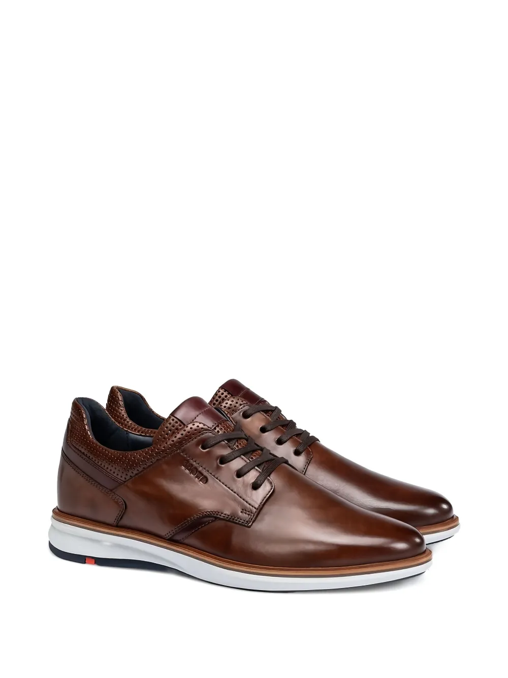 Lloyd Kayor perforated leather sneakers Brown