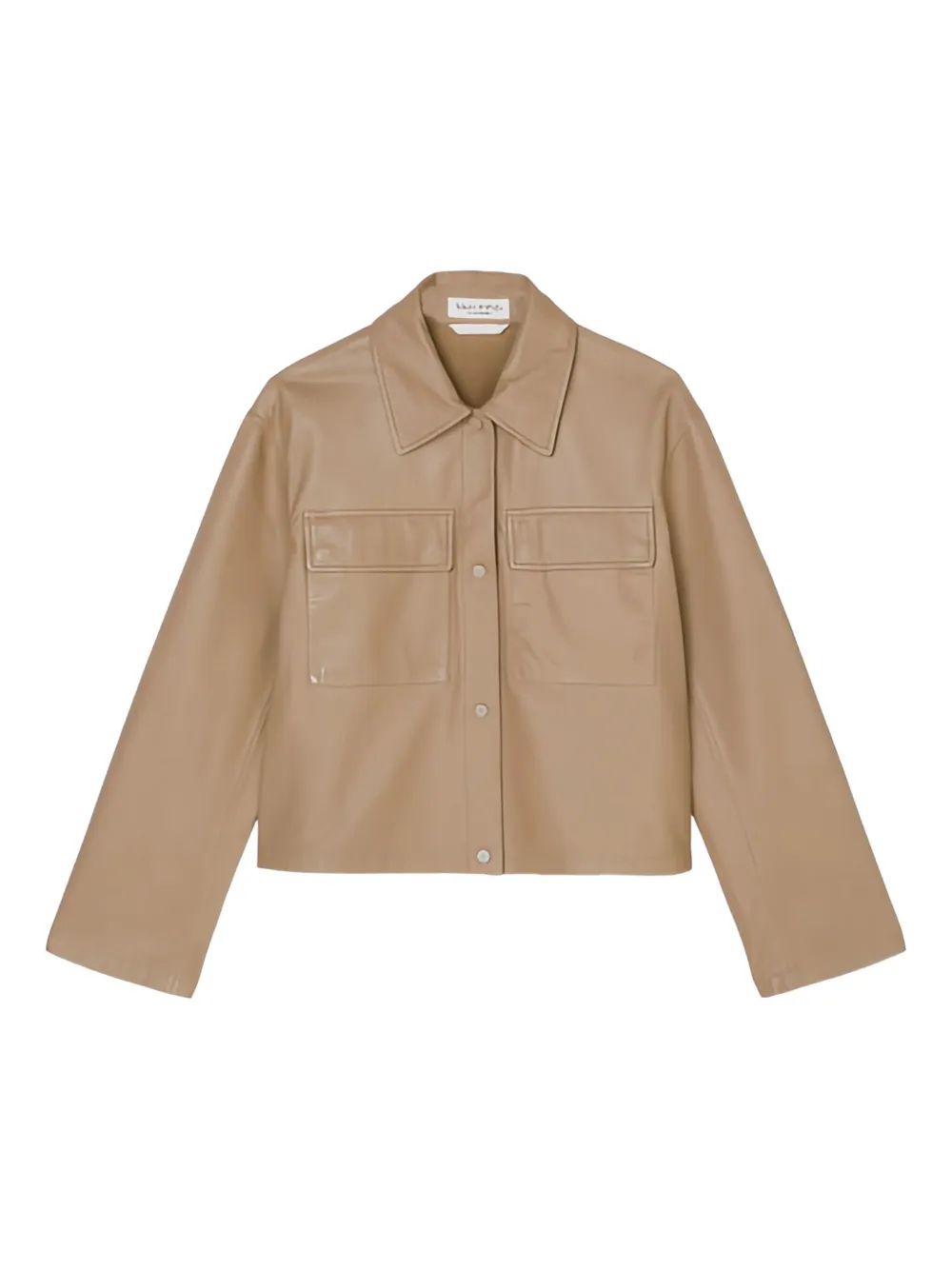 Marc O'Polo Cropped shirtjack Bruin