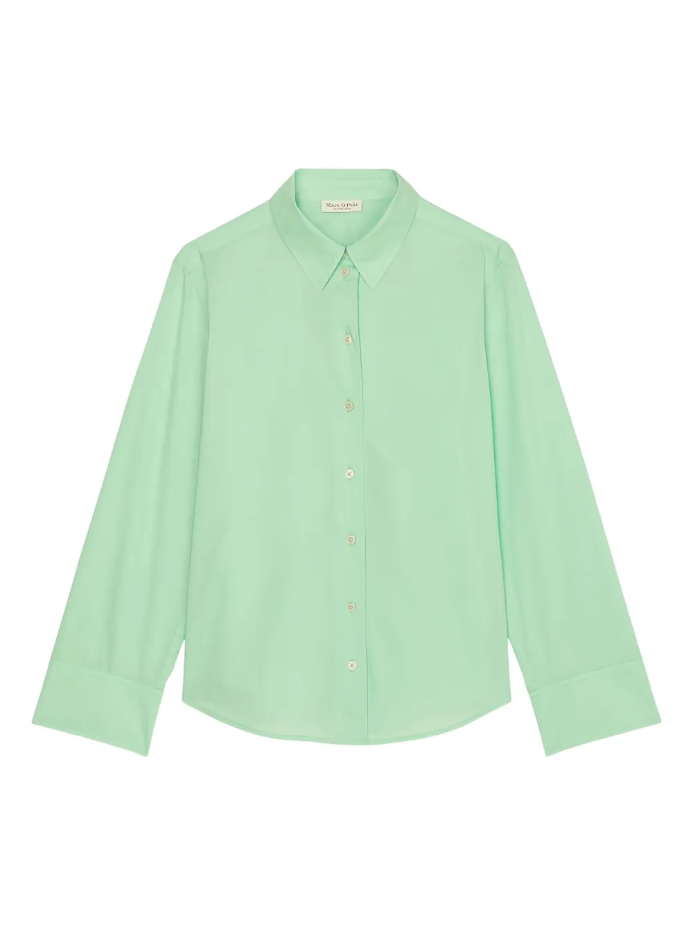 Marc O'Polo button-up cotton shirt | Green | Image 1