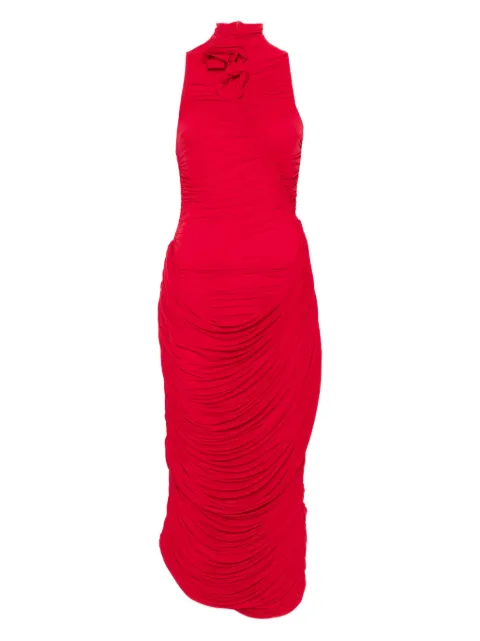 Magda Butrym high-neck draped dress