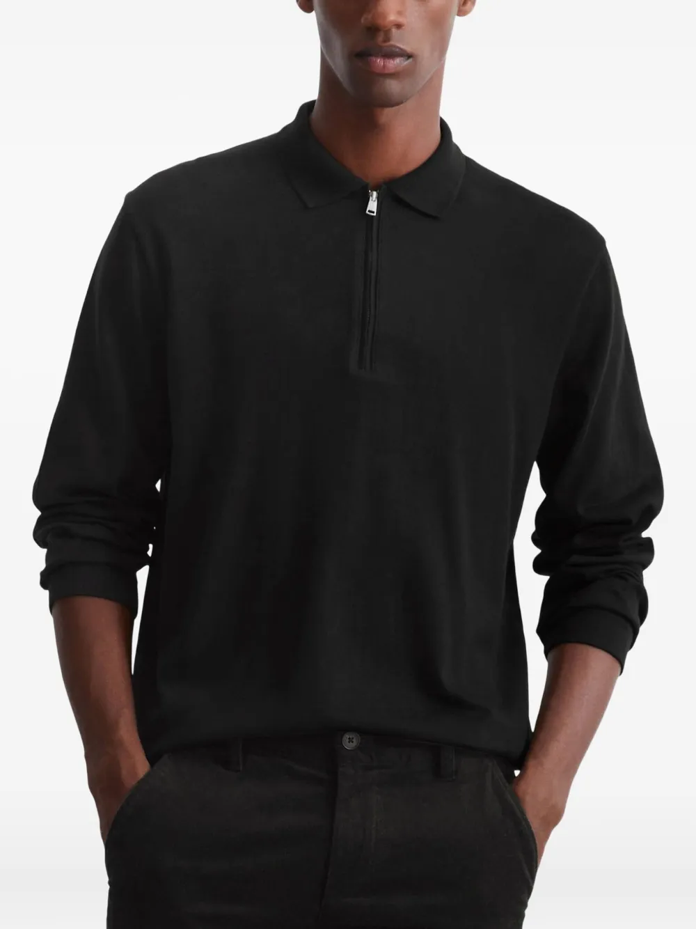 Marc O'Polo short-zip polo shirt | Image 2