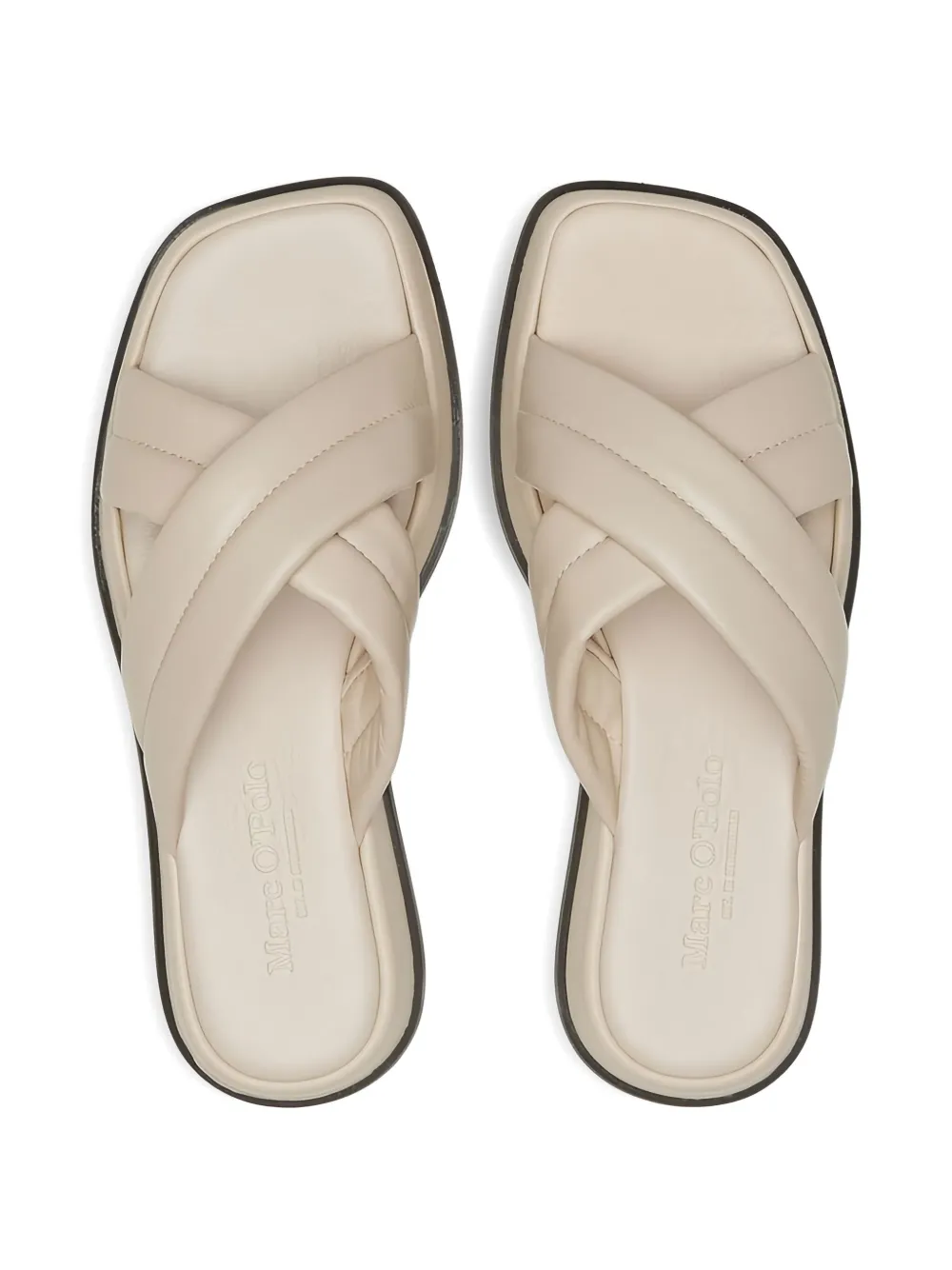 Marc O'Polo Clara cross-strap platform sandals Neutrals