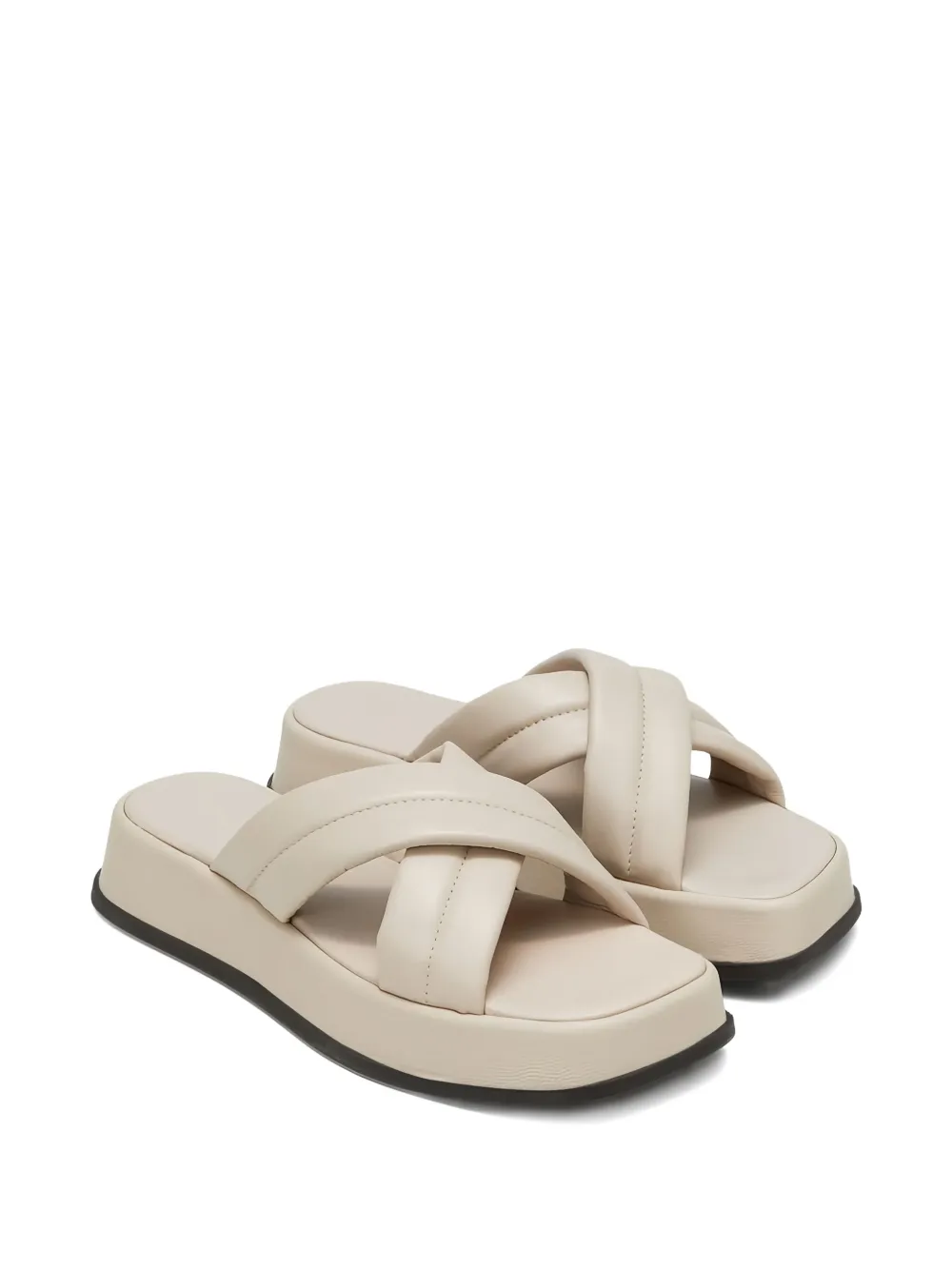 Marc O'Polo Clara cross-strap platform sandals Neutrals