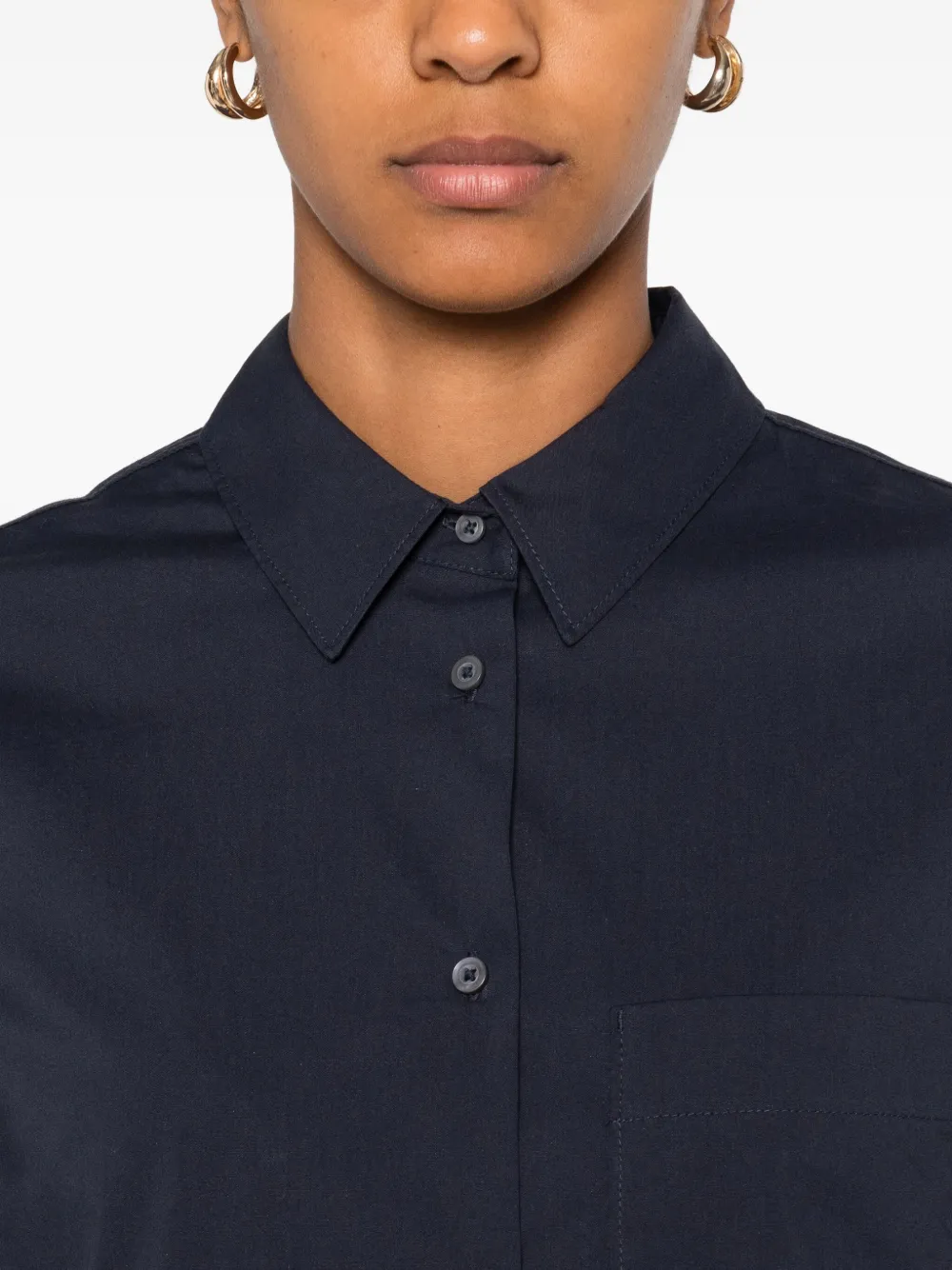 Marc O'Polo Button-down blousejurk Blauw