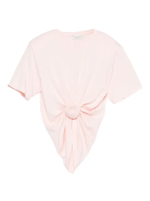 Magda Butrym knotted front T-shirt