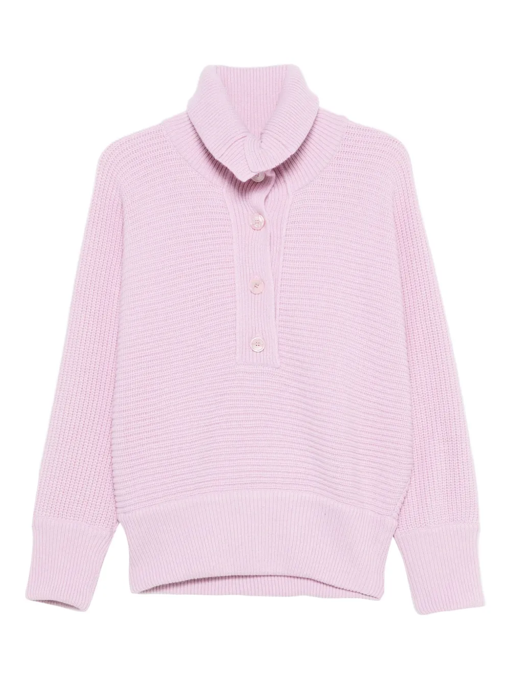 Magda Butrym high-neck button-placket jumper | Pink | Image 1