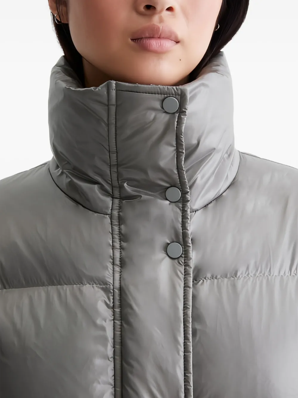 Marc O'polo Padded Puffer Jacket In Gray