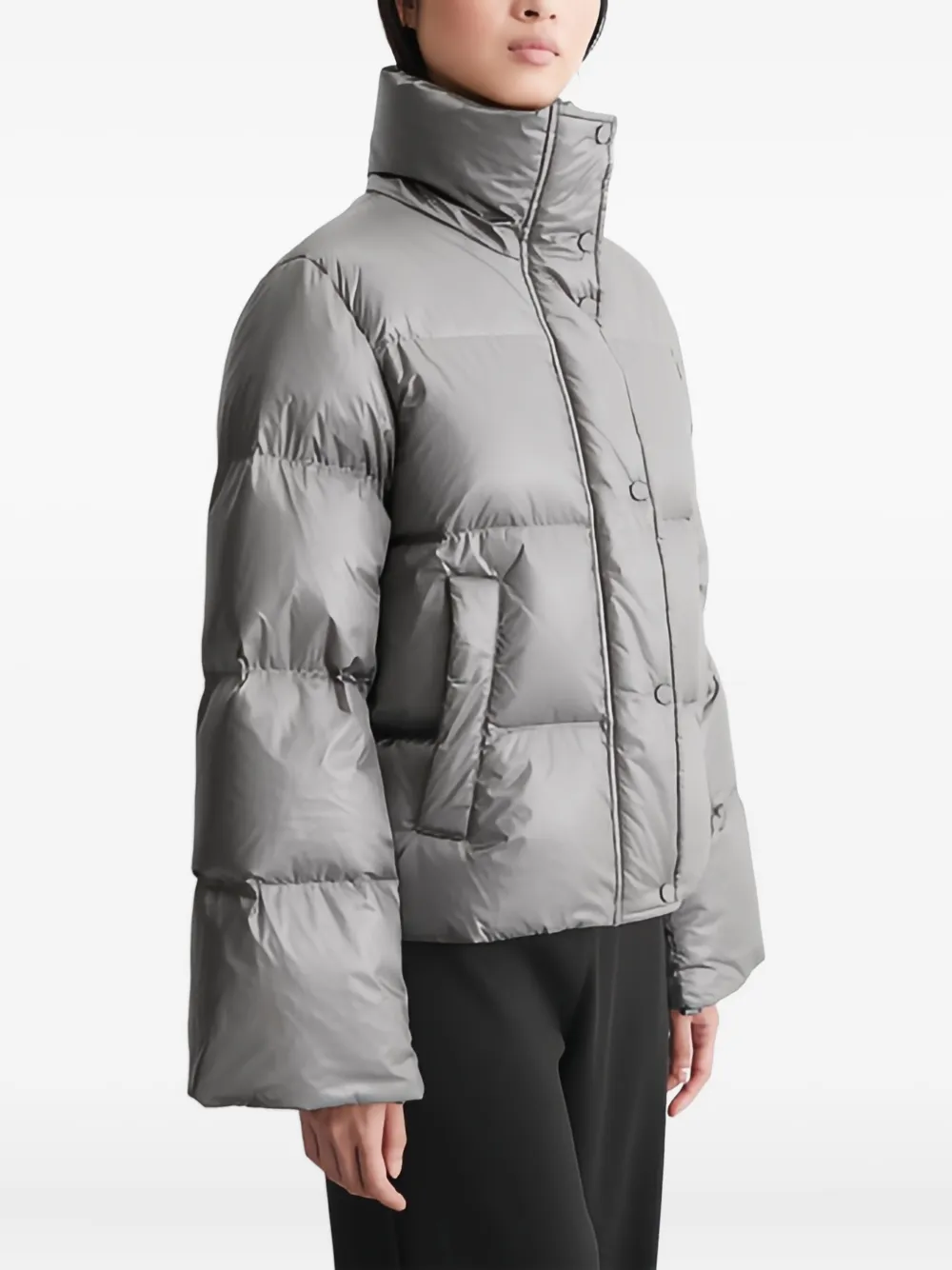 Marc O'polo Padded Puffer Jacket In Gray