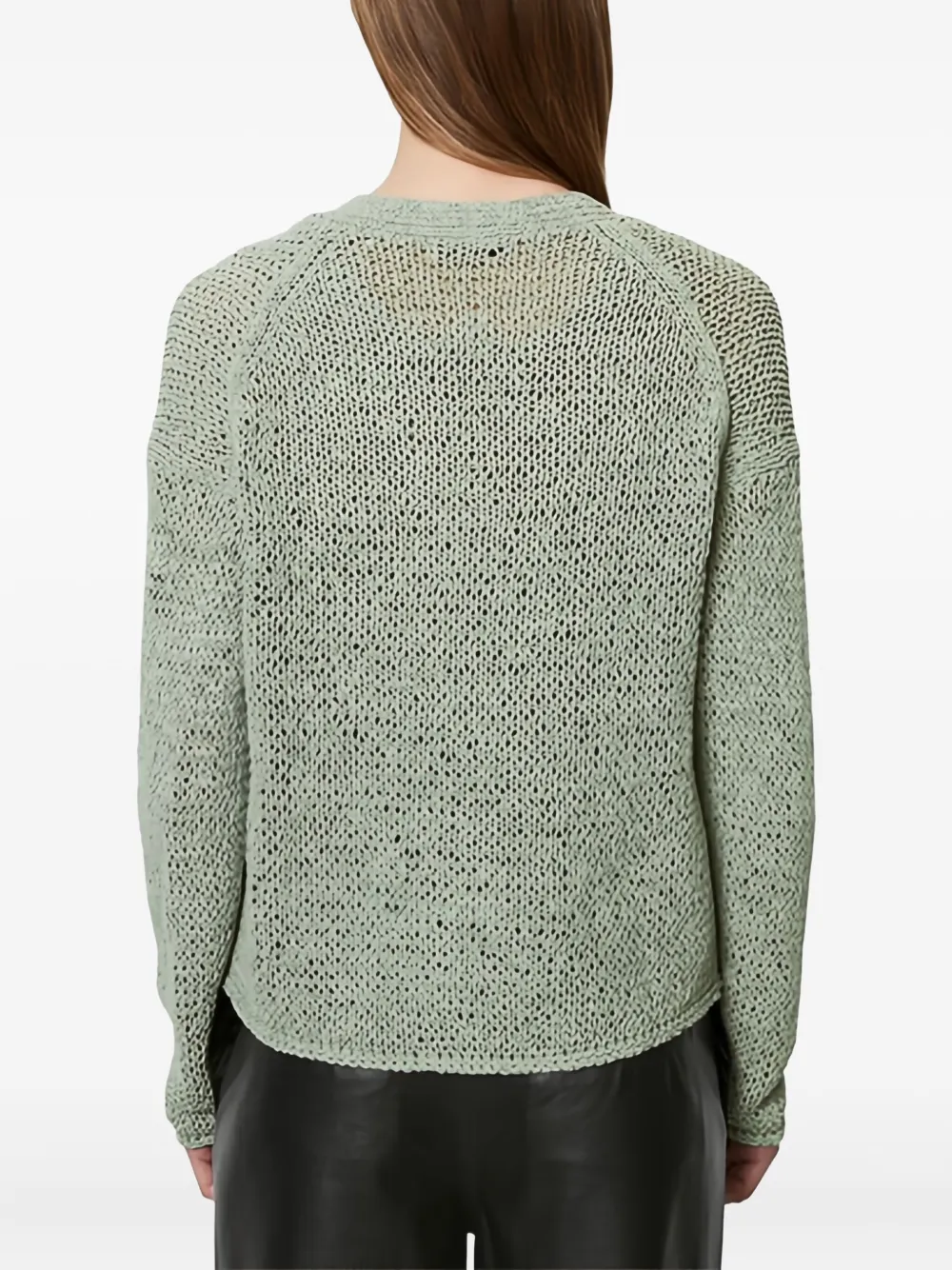 Marc O'Polo Opengebreid vest Groen