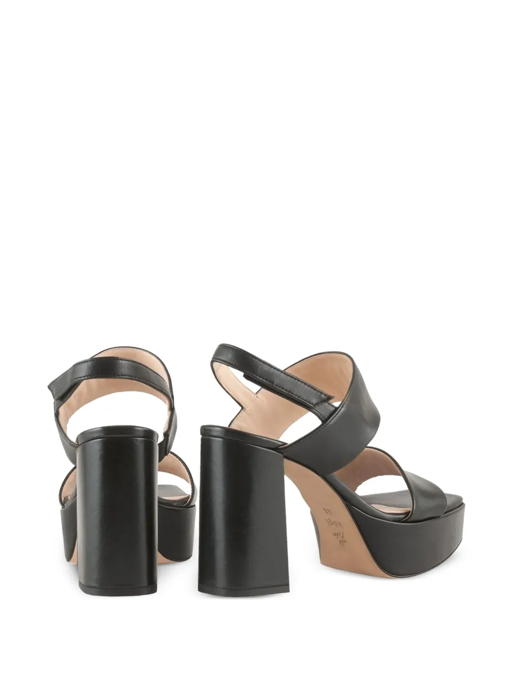 Hogl 80mm Cindy chunky-heeled platform sandals Black