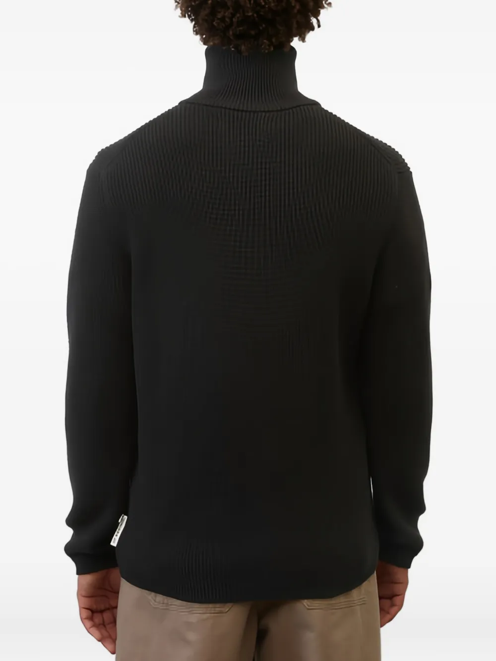 Marc O'Polo Trui met rits Zwart