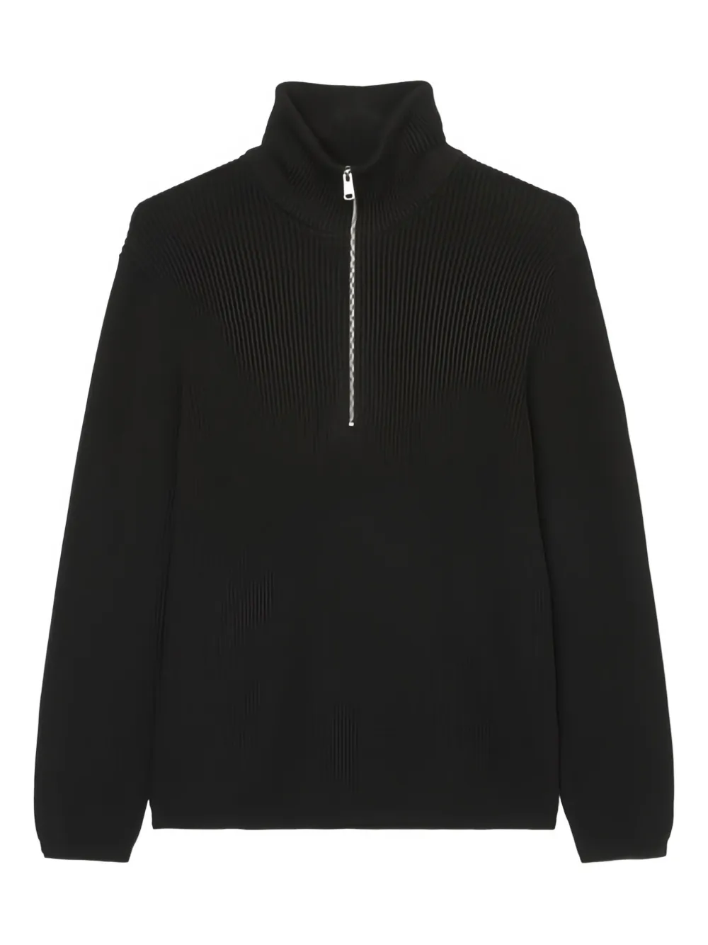 Marc O'Polo quarter-zip sweater | Black | Image 1