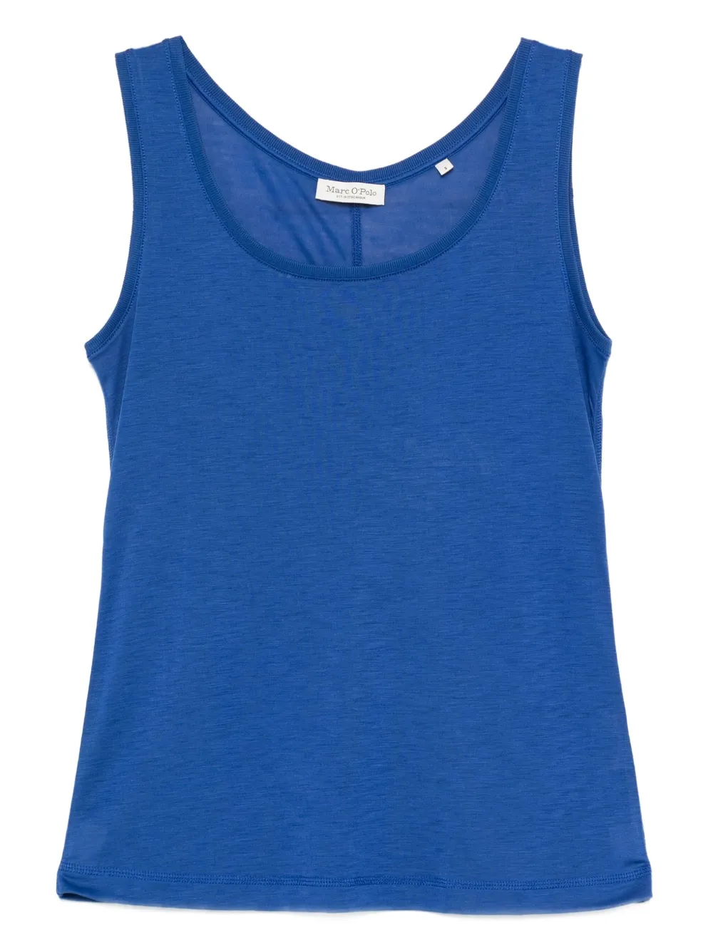 Marc O'Polo スクープネック トップ - ブルー Marc O'Polo スクープネック トップ - ブルー