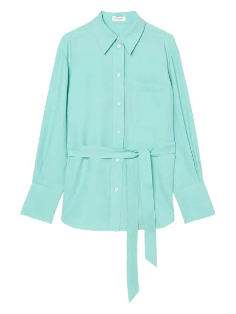 Marc O'Polo belted button-up shirt