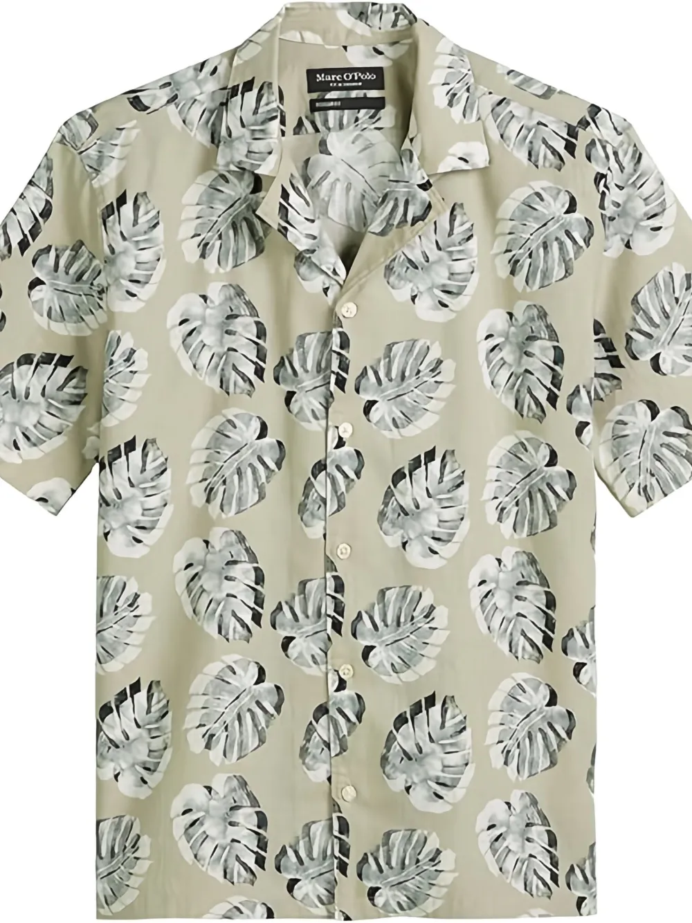 Marc O'Polo leaf-print short-sleeve shirt | Image 2