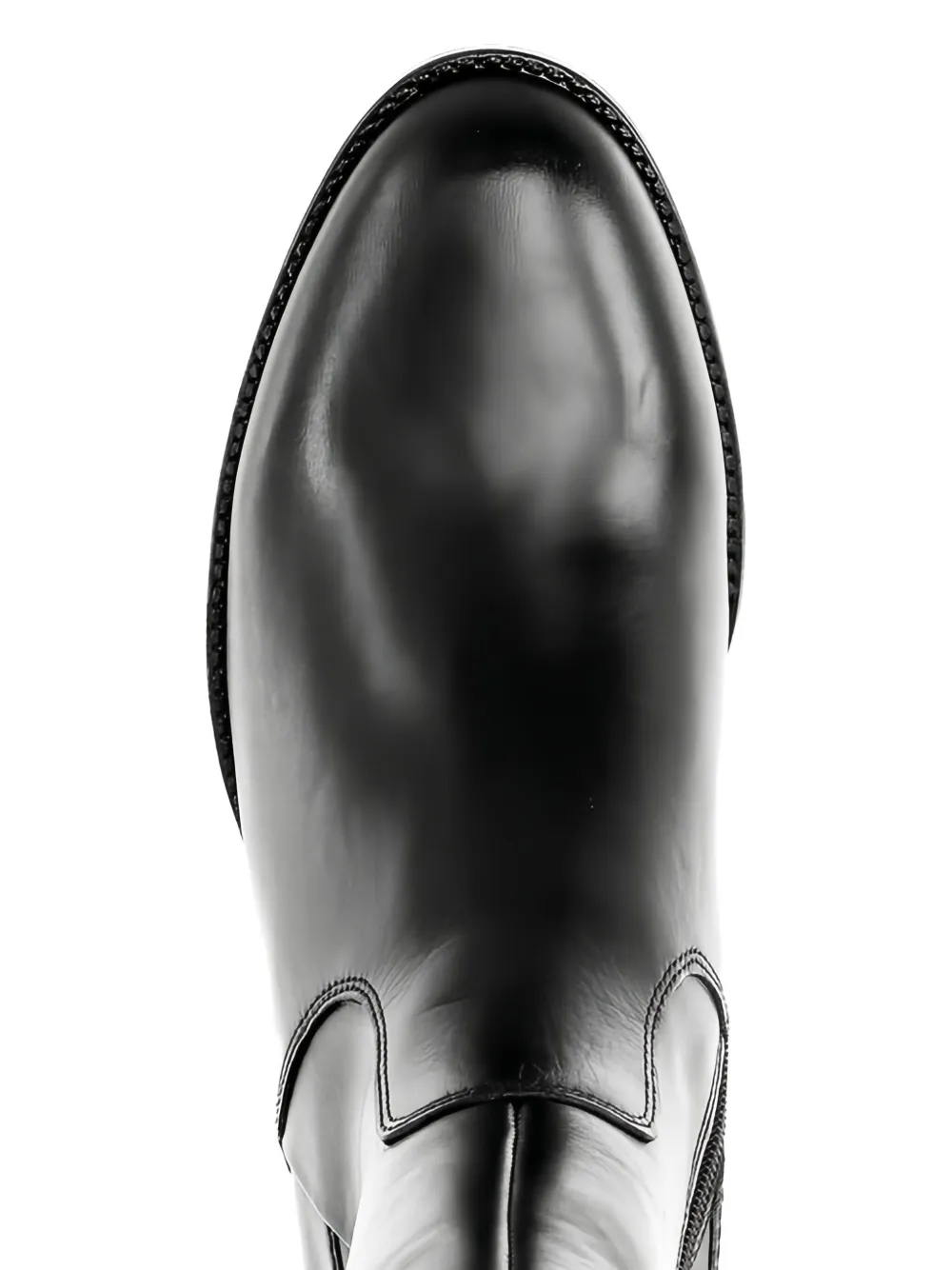 GABOR 50mm Isla leather boots Black