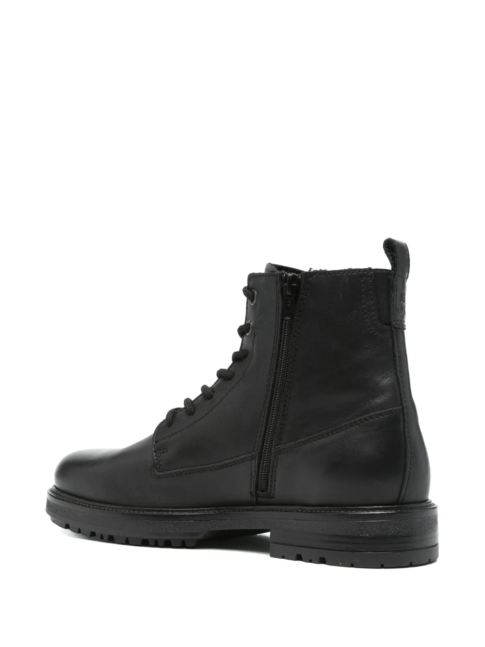 Marc O'Polo leather biker boots Black