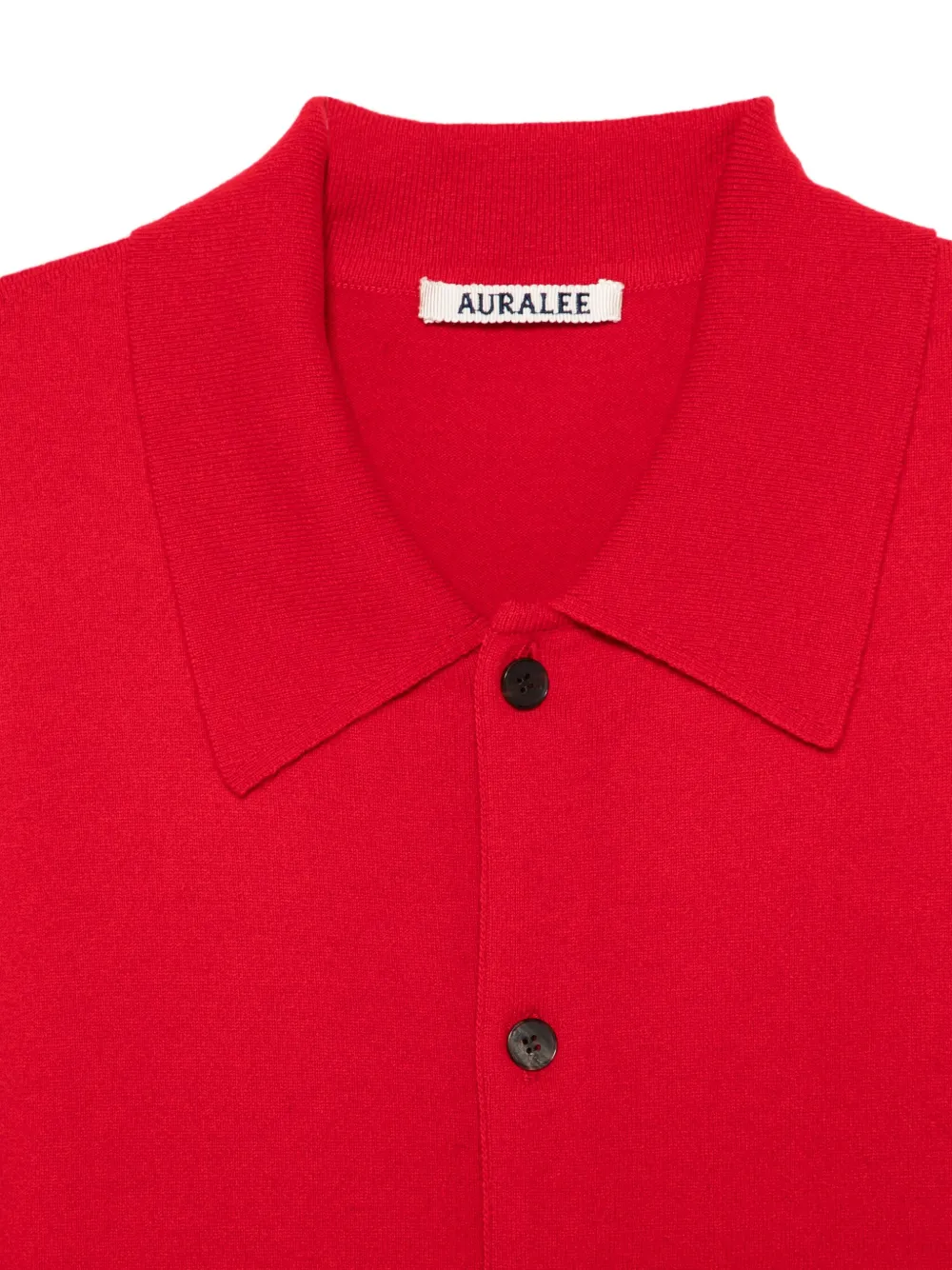  Auralee Knitted Cardigan - Red 