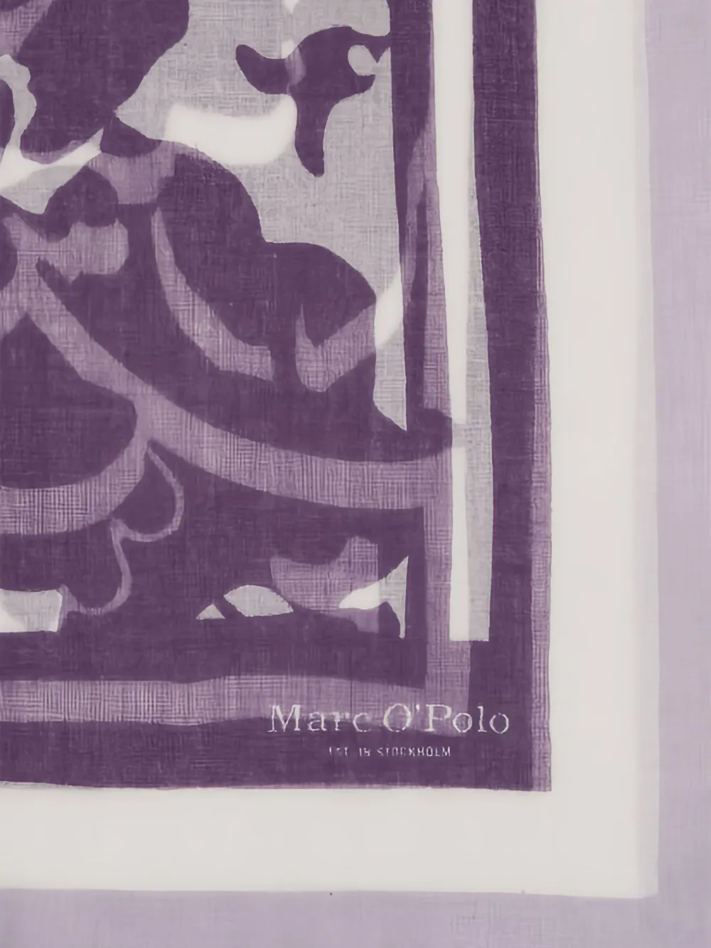 Marc O'Polo Sjaal met bloemenprint Paars