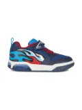 Geox Kids Inek flame-graphic sports sneakers - Blue