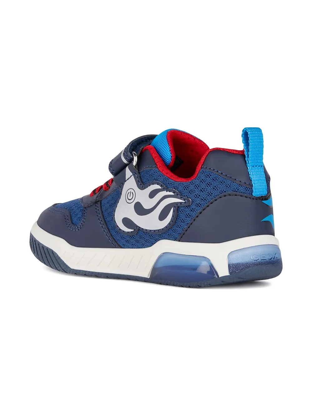 Inek Flame-Graphic Sports Sneakers