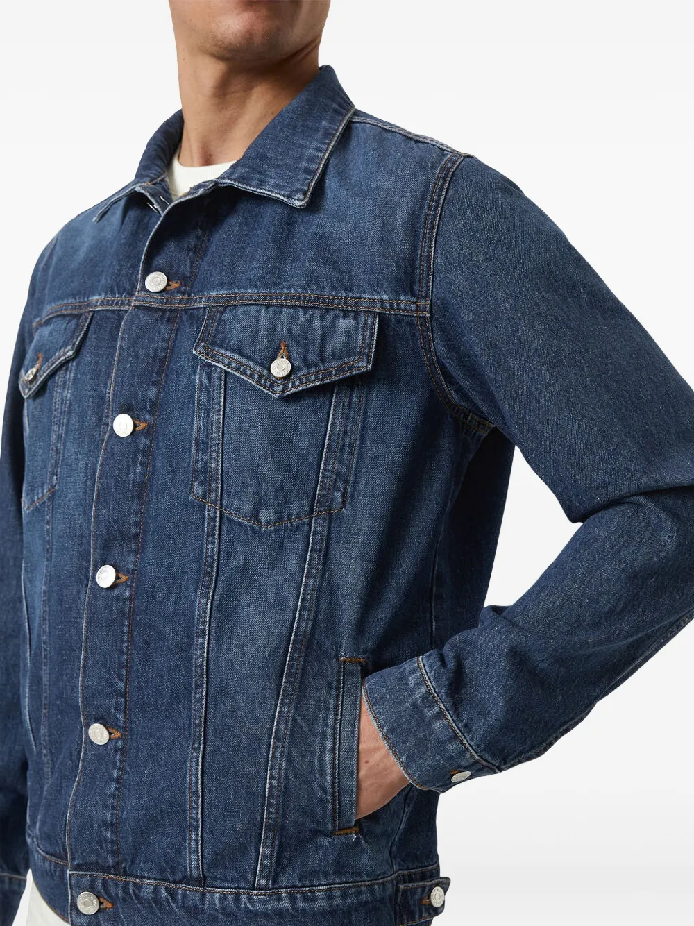 Marc O'Polo Denim jack Blauw