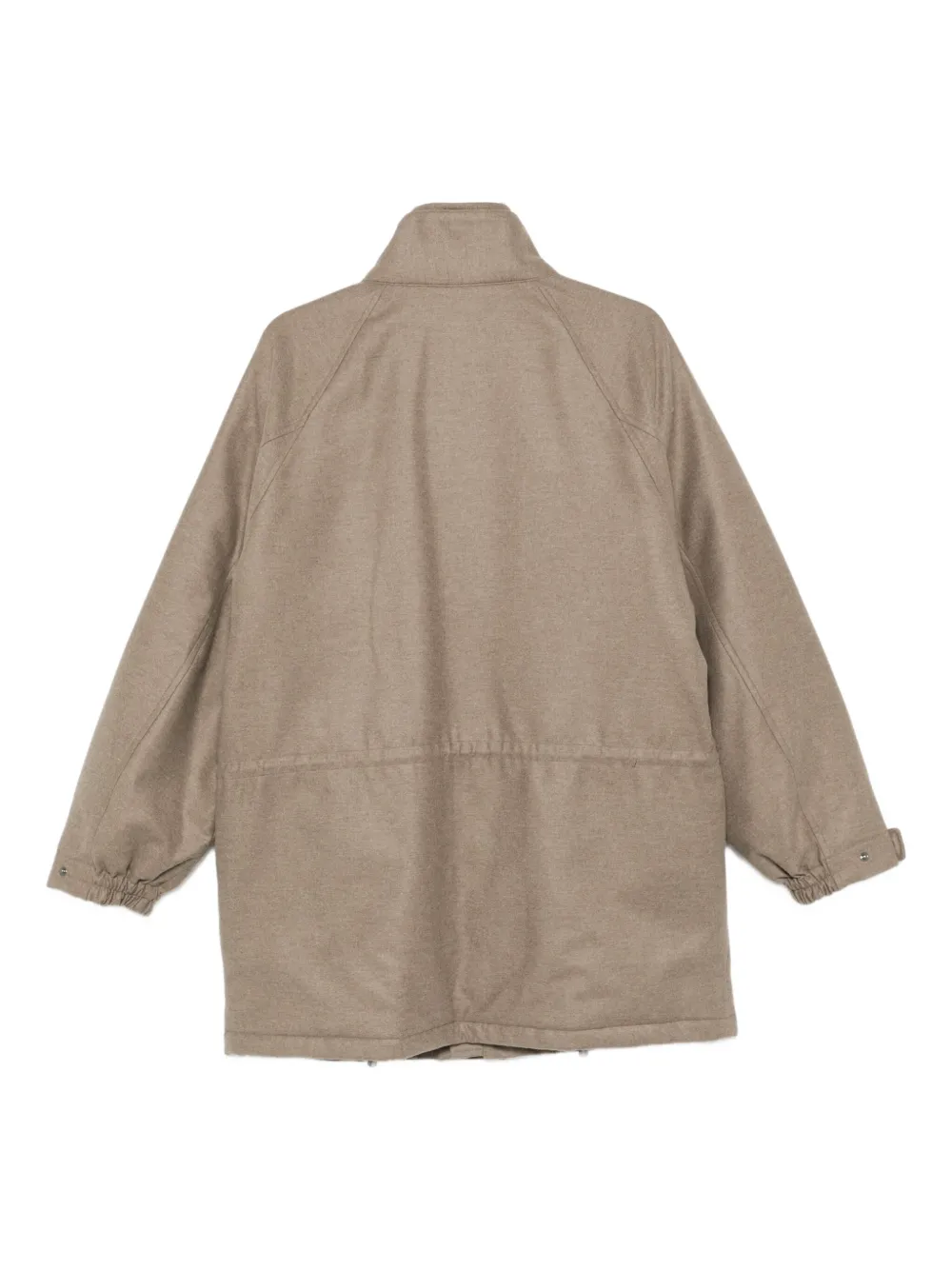 Auralee Fulling Flannel coat | Down Coats | Image 2