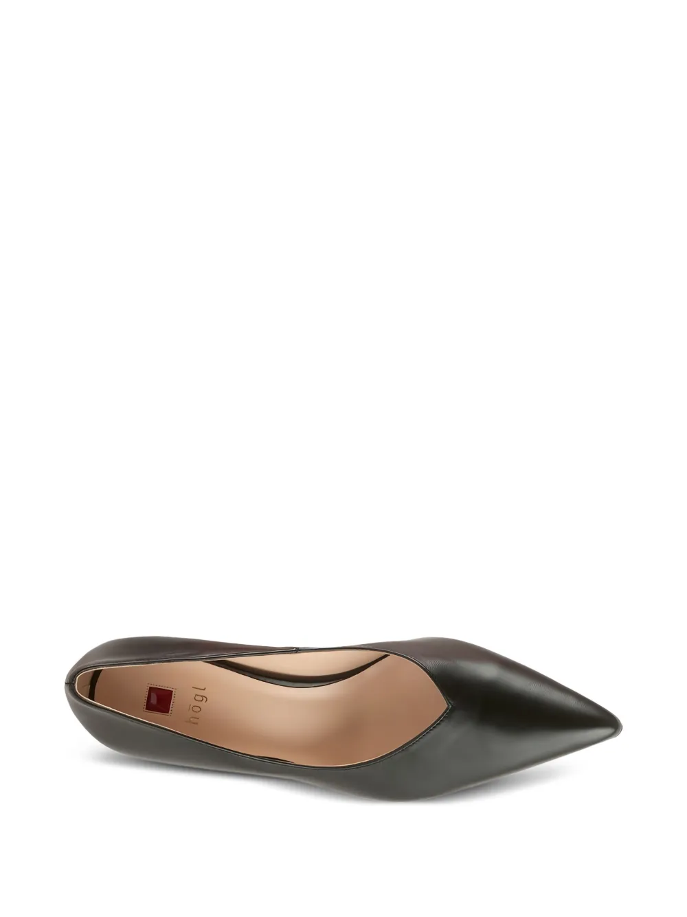 Hogl Sheryl pointed-toe block-heel pumps Black