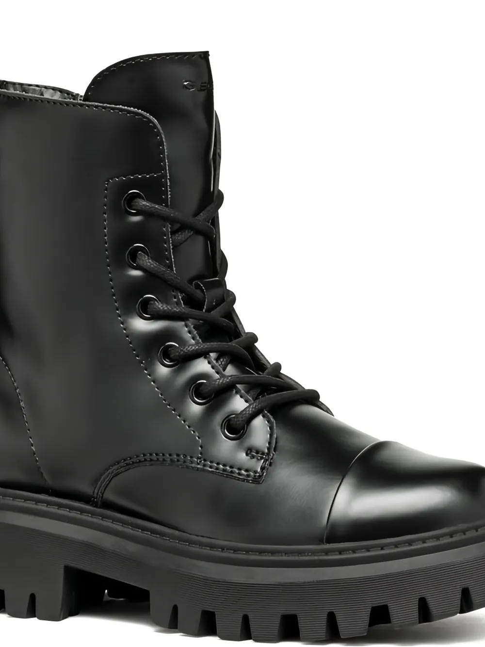 Geox Kids Maquinnens combat boots Zwart