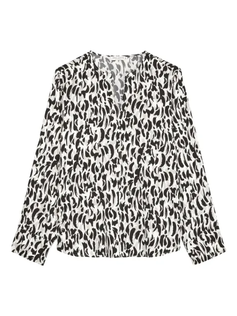Marc O'Polo animal-print button-up blouse