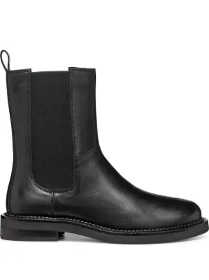 Maison Margiela Tabi レザーチェルシーブーツ | ブラック | FARFETCH JP