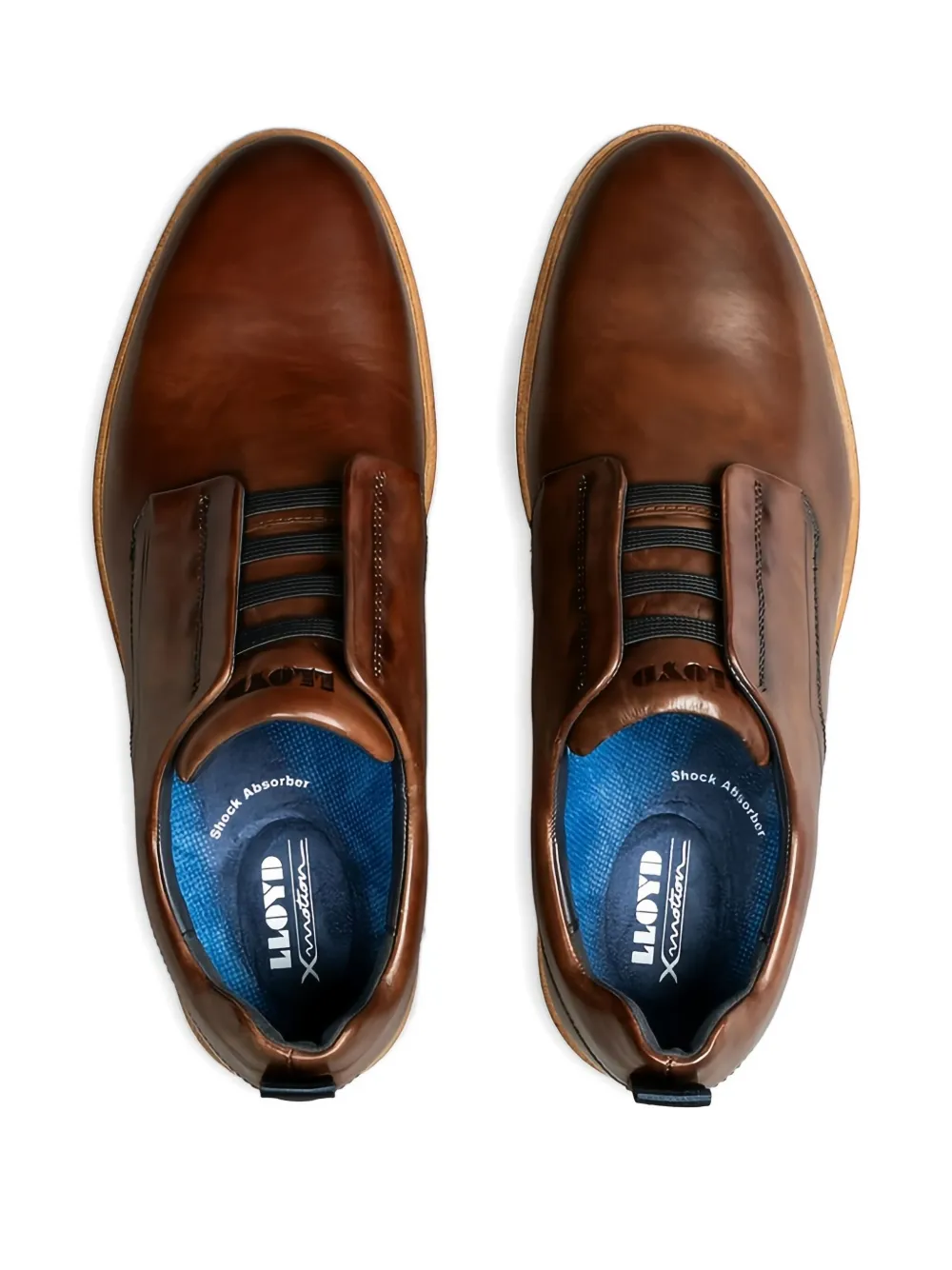 Lloyd Marcio slip-on leather shoes Brown