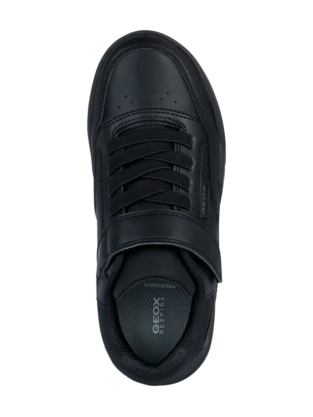 Geox Kids padded-ankle sneakers Black