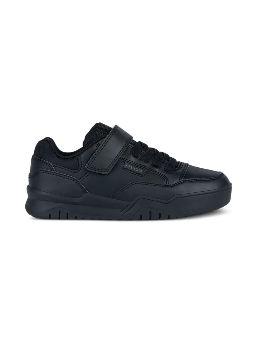 Geox Kids padded-ankle sneakers Black