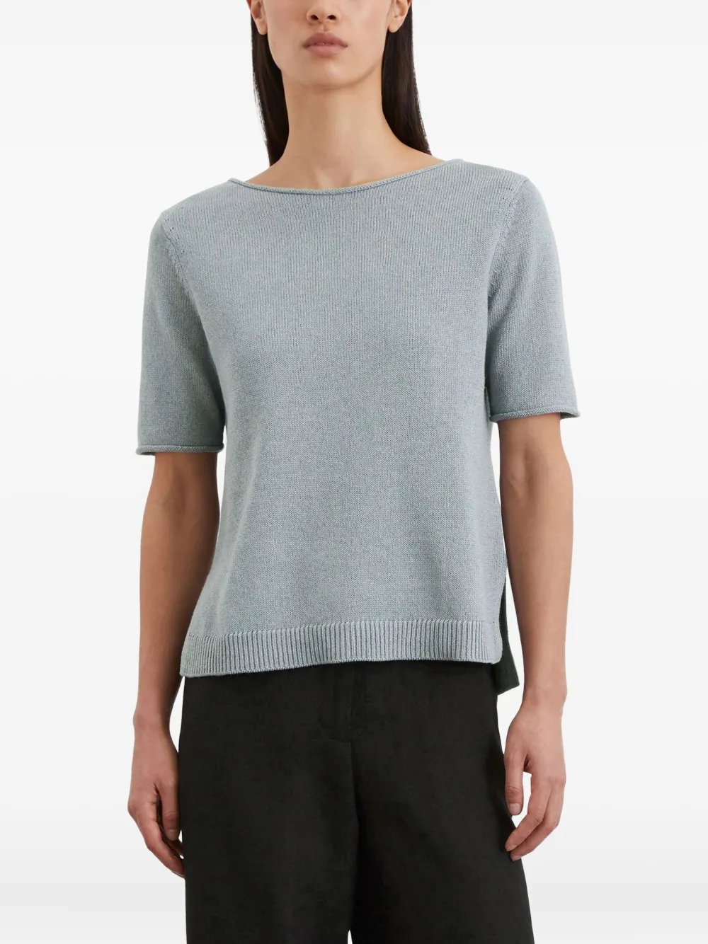 Marc O'Polo short-sleeve knitted top | T-Shirts & Jersey Shirts | Image 2