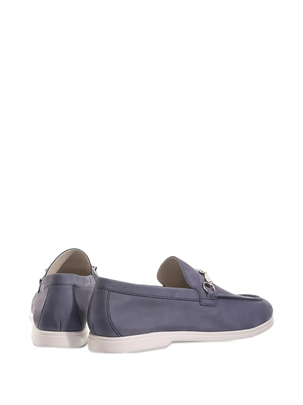 Hogl Joe horsebit-detail suede loafers Blue