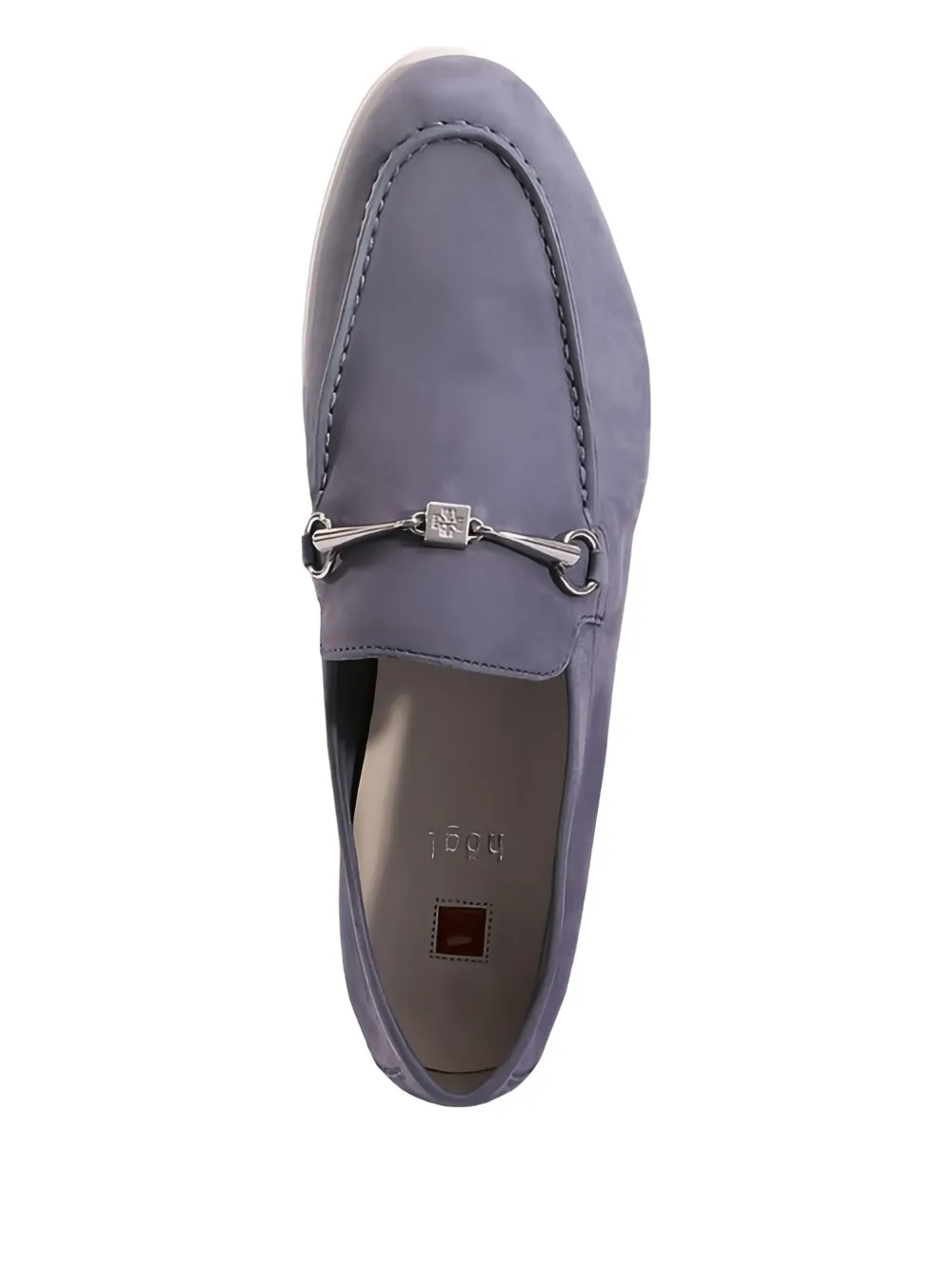 Hogl Joe horsebit-detail suede loafers Blue