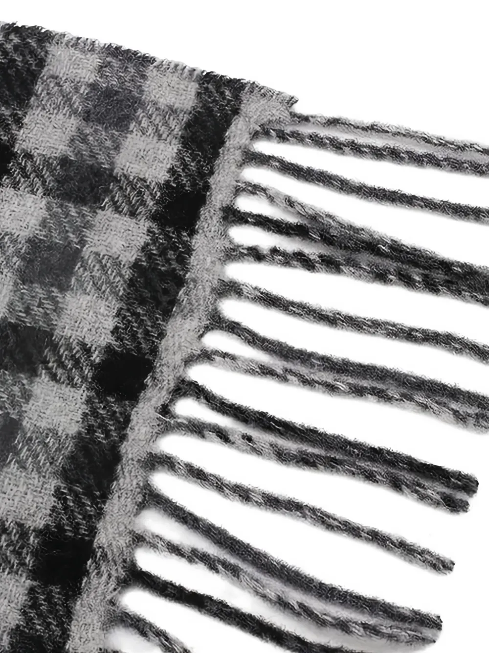 Marc O'Polo checked fringed scarf | Image 2