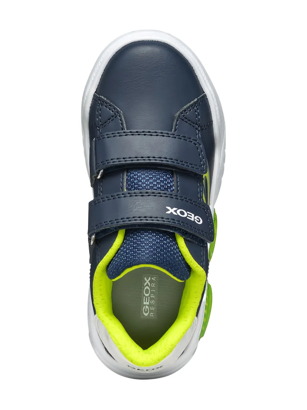 Geox Kids flame-printed sporty sneakers Blue