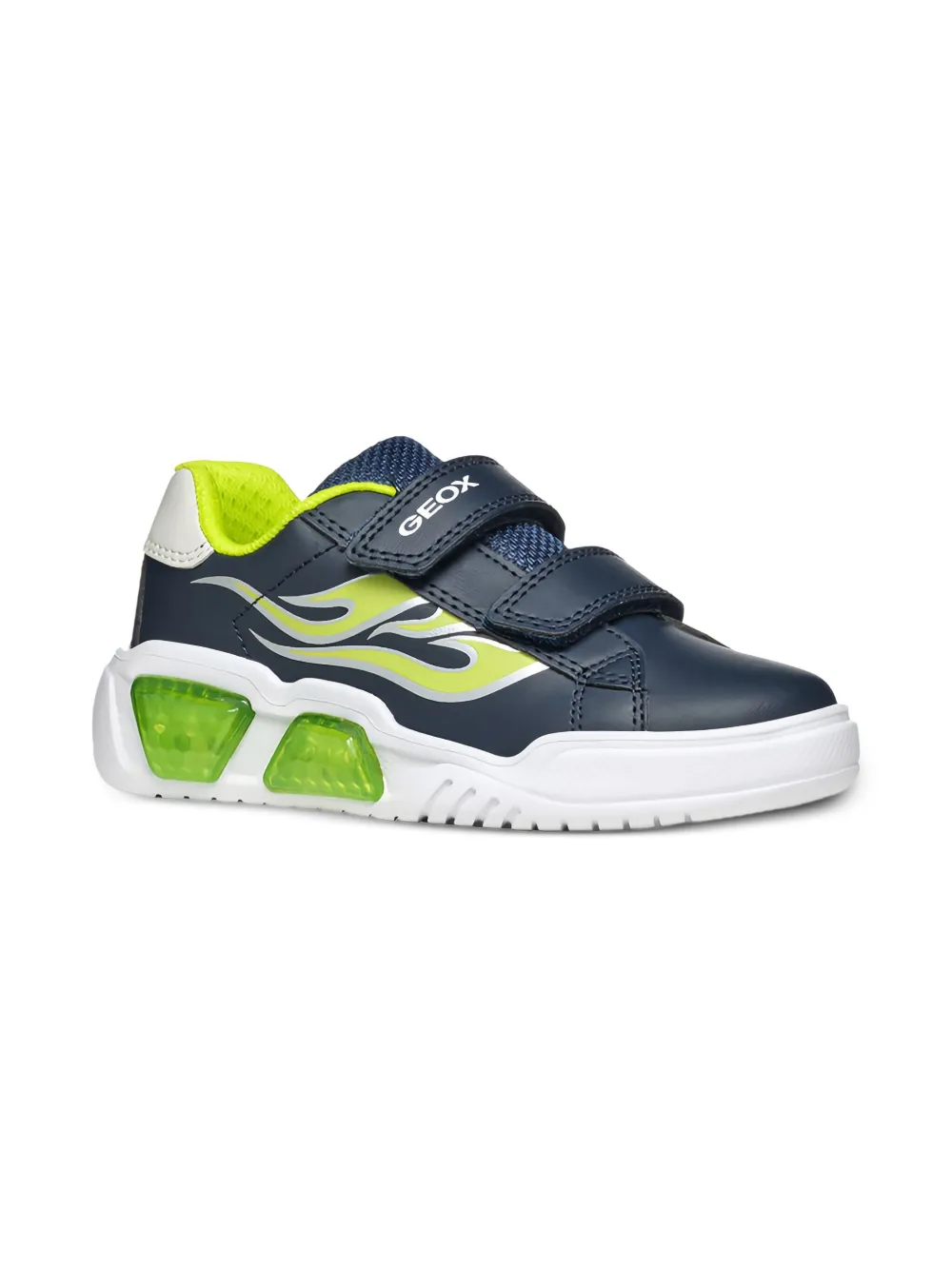 Geox Kids flame-printed sporty sneakers | Teen Boy Shoes | Image 2