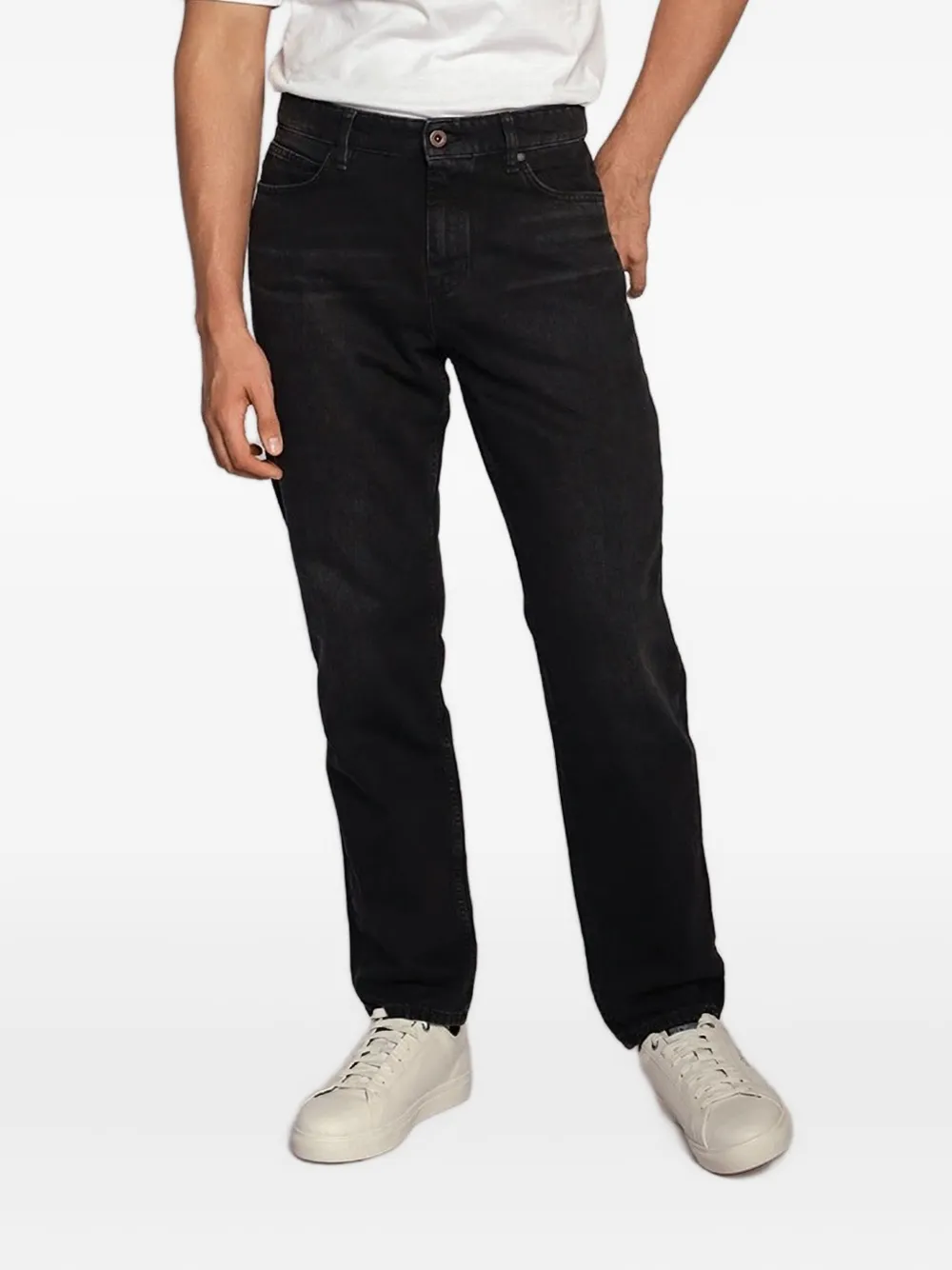 Marc O'Polo Jeans met vijf zakken Zwart