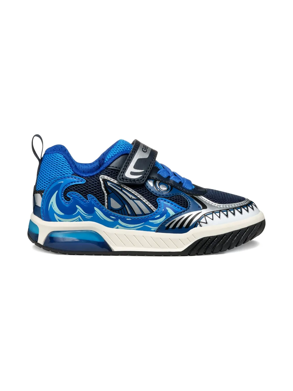 Geox Kids shark-themed sneakers Blue